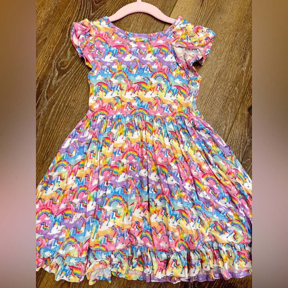 Size 5/6 Lisa Frank posh peanut dress